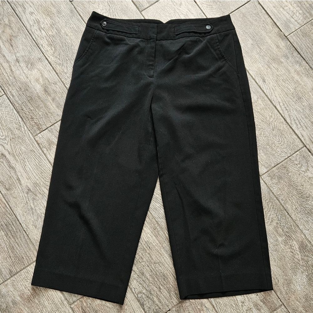 Requirements Black Capri Dress Pants Size 12